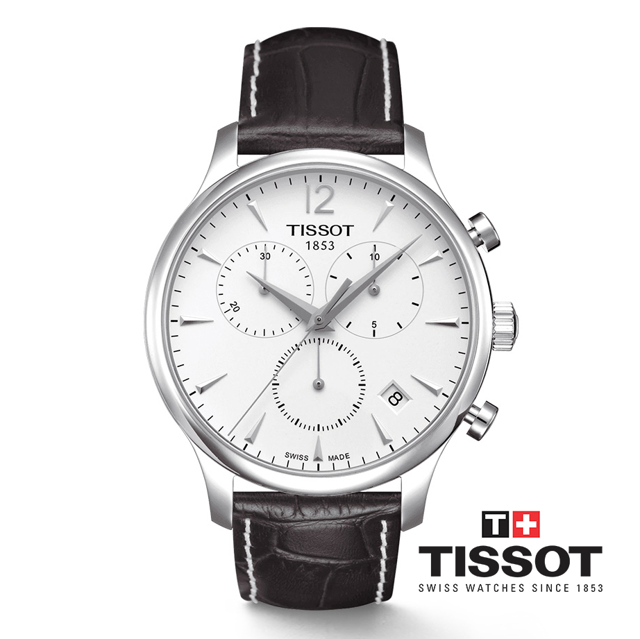 ĐỒNG HỒ NAM TISSOT TRADITION CHRONOGRAPH T063.617.16.037.00 CHÍNH HÃNG